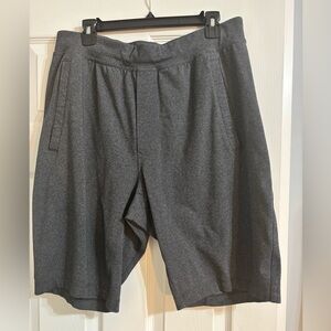 Lululemon men’s size XL jersey gray shorts 9”